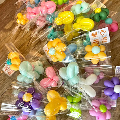 Long Balloon Flower Bouquet Photo Material Package
