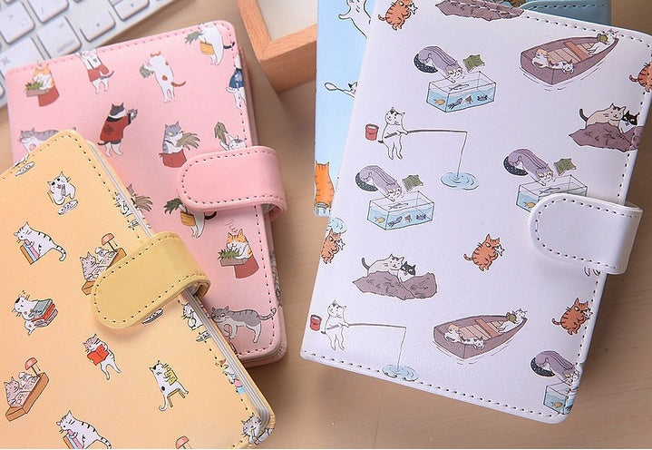 King Valley Ukiyoga Creative Cartoon Magnetic Buckle Notebook