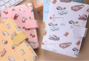 King Valley Ukiyoga Creative Cartoon Magnetic Buckle Notebook