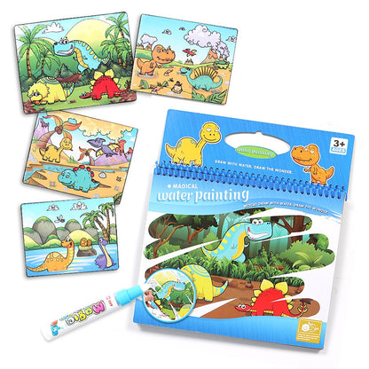 Early Education Clear Water Painting L Digital English Anime Water Album Graffiti Water Painting Book Color Applying Books
