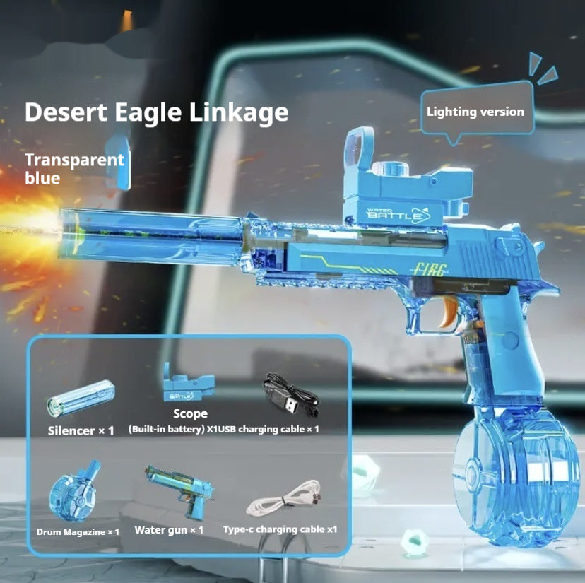 New Fire Light Effect Electric Water Gun - LJ Enterprise