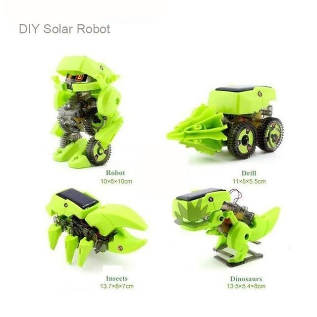 DIY 4in1 Transforming Solar Powered DinoRobot - LJ Enterprise