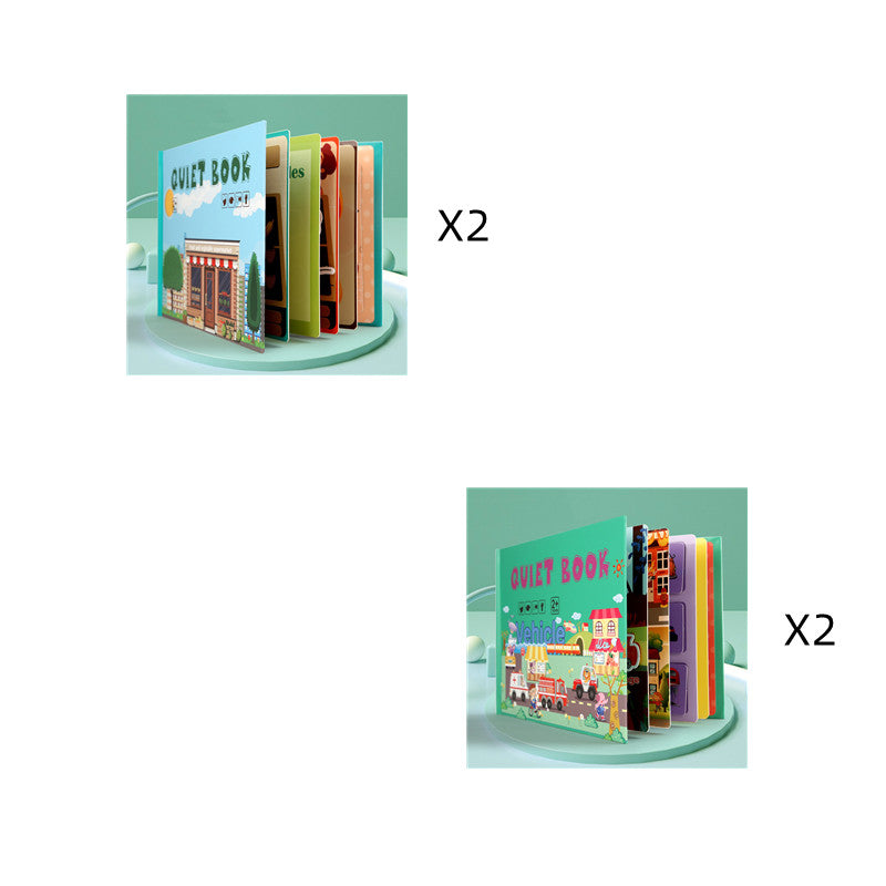 Children's Educational Wooden Books To Read