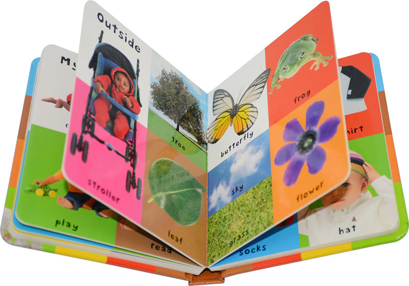 English Original First Words Cardboard Book