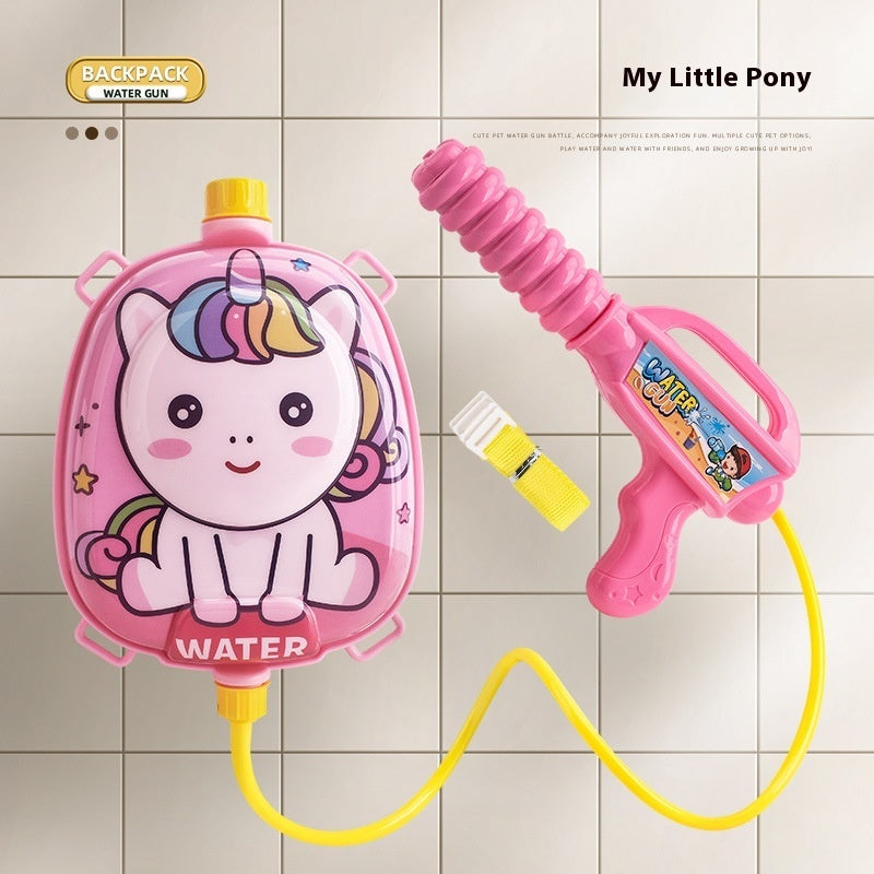 Children's Backpack Water Gun Large Capacity Beach Toys - LJ Enterprise