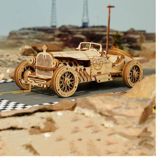 3D Wooden Puzzle Train Model DIY Wooden Train Toy Mechanical Train Model Kit Assembly Model Home Decoration Crafts - LJ Enterprise