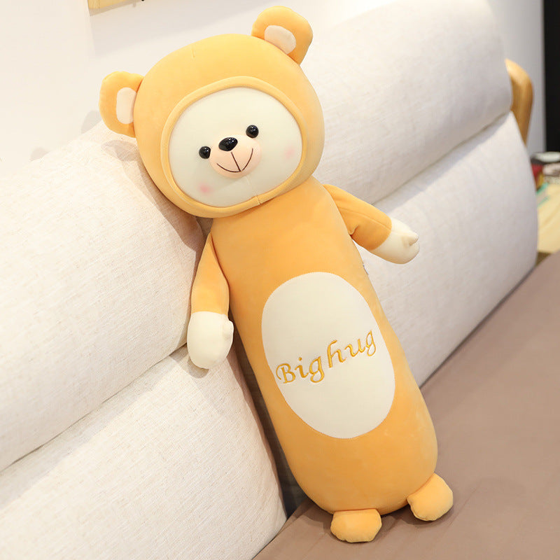 Long Pillow Bed Sleeping Monkey Pillow