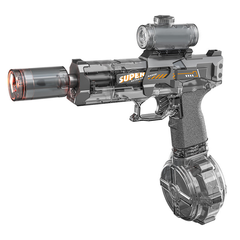 New Ice Mouse Ice Explosion Electric Water Gun Children's High-speed Continuous Hair Linkage Reloading Large Capacity Water Pistols Toy - LJ Enterprise
