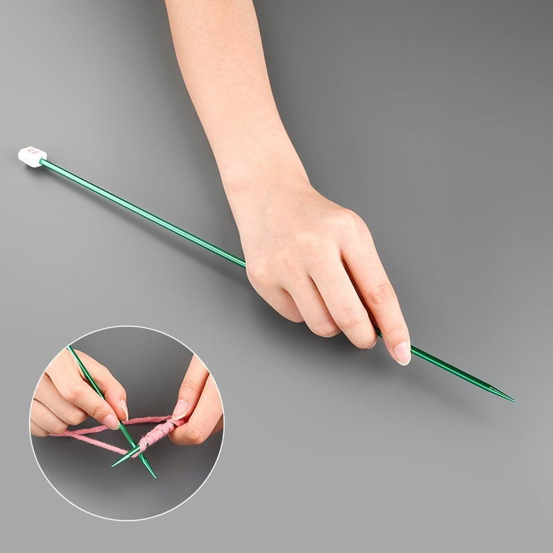 Knitting Tool Lengthened Crochet Hook Set Crochet With Cap - LJ Enterprise