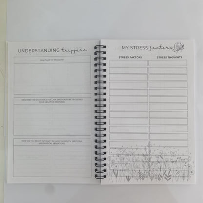 Brain Mental Health Notebook Mental Health Planning Notepad