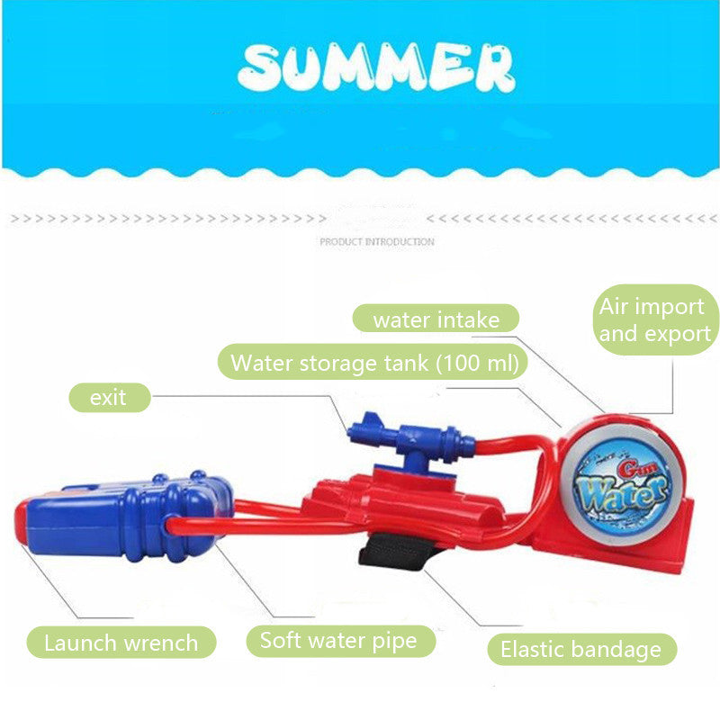 Creative Wrist-style Water Toys Summer Children's Play Water Toys Beach Parent-child Interaction Mini Hand-held Water Gun - LJ Enterprise