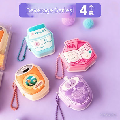 Stress-Relief Mini Sticky Notes Adorable Mini Bean-Shaped Notebook Cute And Super Cute Pocket Memo Pad