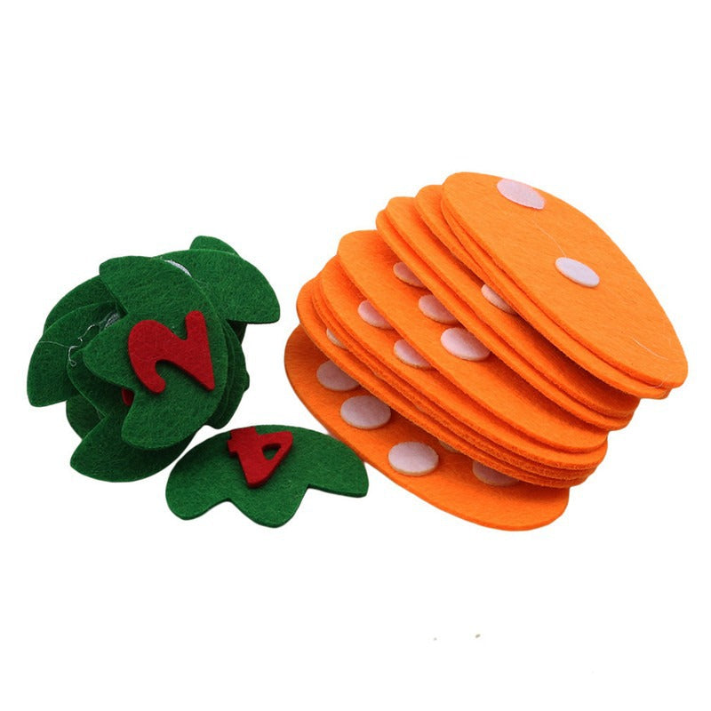 Point matching radish toy
