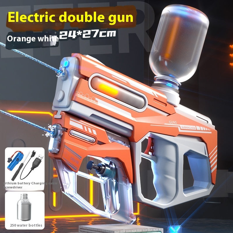 Children's Full-automatic Water-absorbing Electric Water Gun Toy - LJ Enterprise