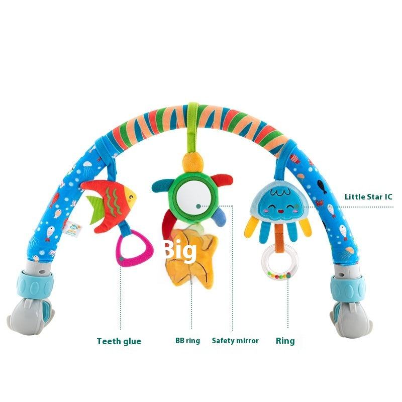 Baby Hanging Bed Bell Rattle Newborn Children's Bed Clip Car Clip Ornaments Baby Comfort Toy