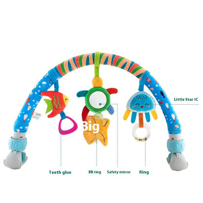 Baby Hanging Bed Bell Rattle Newborn Children's Bed Clip Car Clip Ornaments Baby Comfort Toy