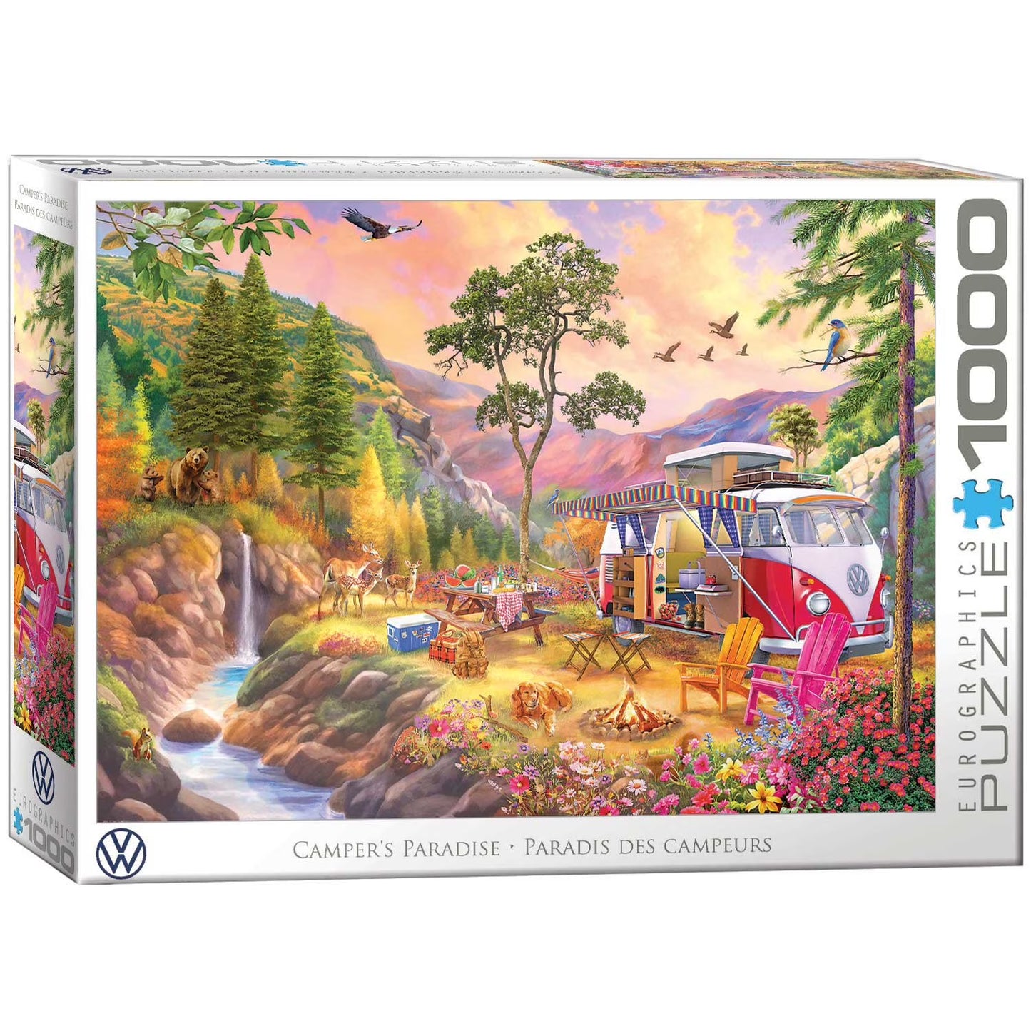 VW Bus - Camper'S Paradise Puzzle, 1000 Piece