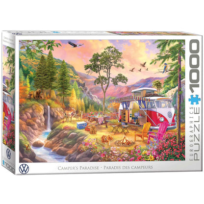 VW Bus - Camper'S Paradise Puzzle, 1000 Piece