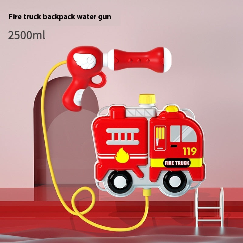 Children's Cartoon Backpack Water Gun Water Beach Toys - LJ Enterprise