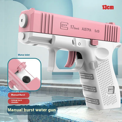 Children's Ice Burst Water Gun Toy Manual Continuous Firing - LJ Enterprise