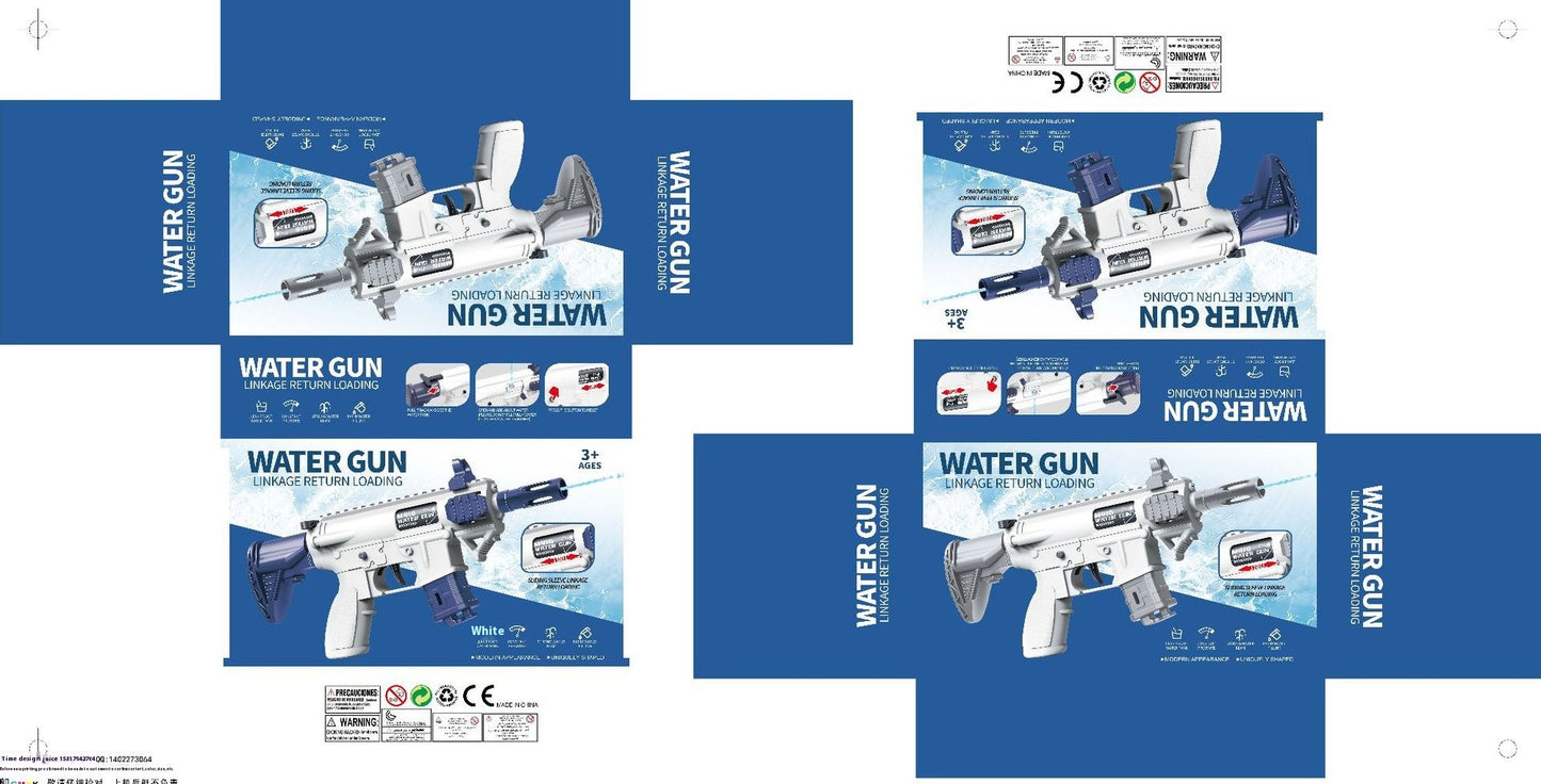 Cross-border Manual Press Water Gun Summer Water Pistols - LJ Enterprise
