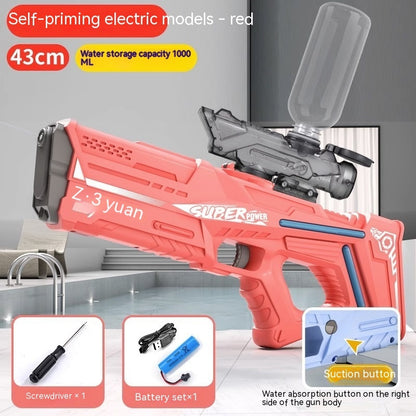 Children's Large Automatic Electric Water Suction Gun Toy - LJ Enterprise
