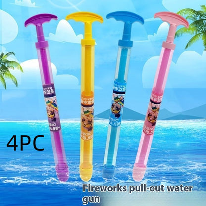 Fireworks Water Gun Children's Toy Pull-out Type - LJ Enterprise