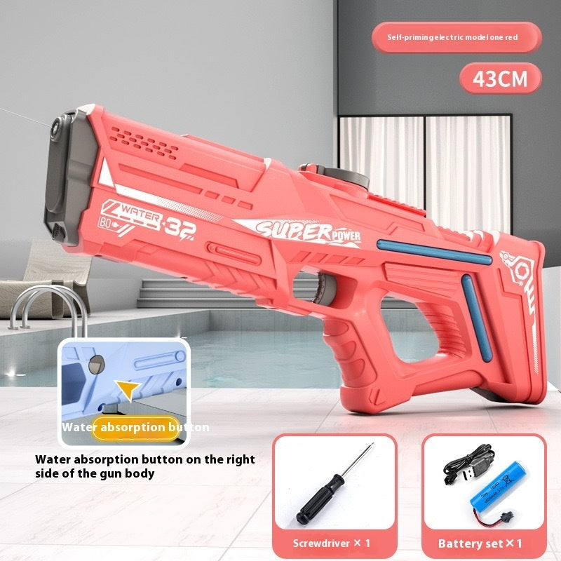 Electric Water Gun Toy Full-automatic Large Capacity Beach Water Playing Toy - LJ Enterprise