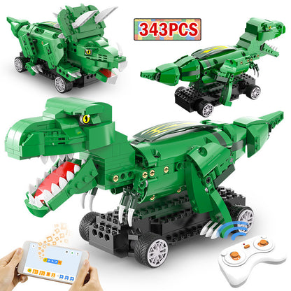 Assembled Building Blocks Programmable Remote Control Toy