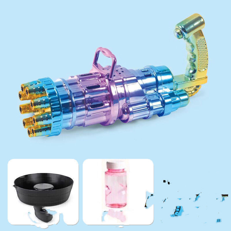 Semi-Automatic Electric Bubble Machine Toy