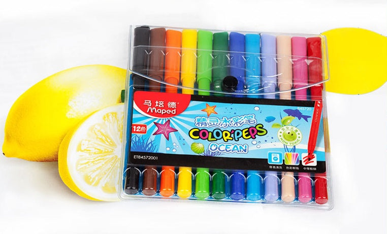 Elf watercolor pen bag 12 colors
