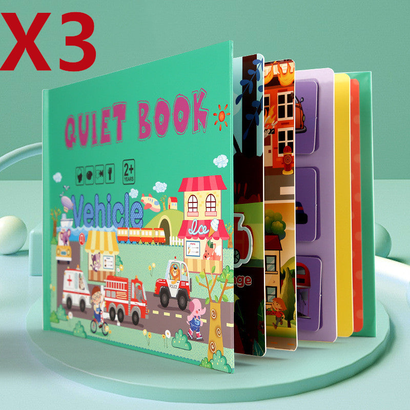 Children's Educational Wooden Books To Read