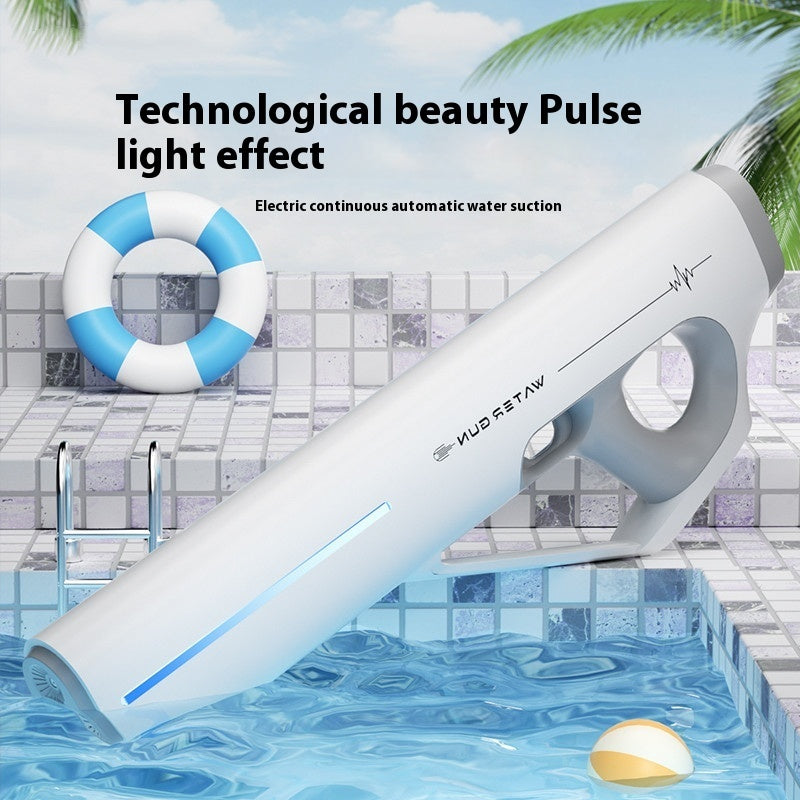 Pulse Electric Continuous Hair Water Gun Children's Toy Automatic Water Absorption Large Capacity - LJ Enterprise