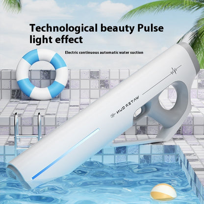 Pulse Electric Continuous Hair Water Gun Children's Toy Automatic Water Absorption Large Capacity - LJ Enterprise