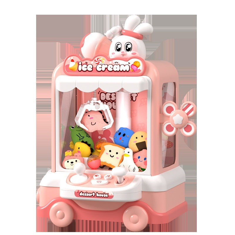 Electric Clip Doll Gashapon Machine Children Mini Claw Machine