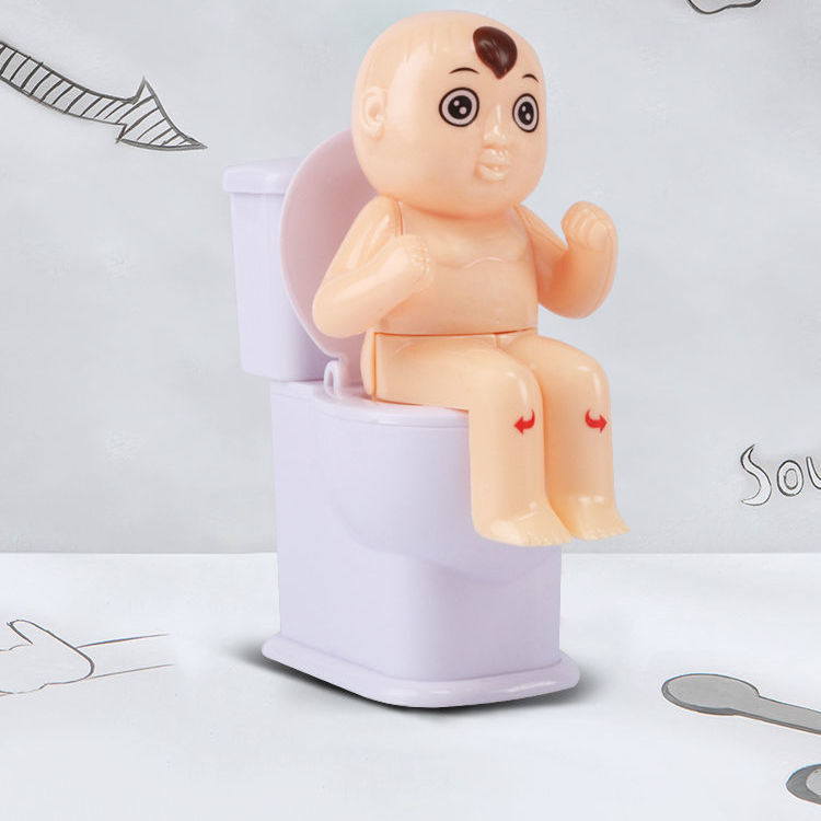 Spoof Funny Objects Small Toy Squirt Toilet For Whole Person Prank Water Gun - LJ Enterprise