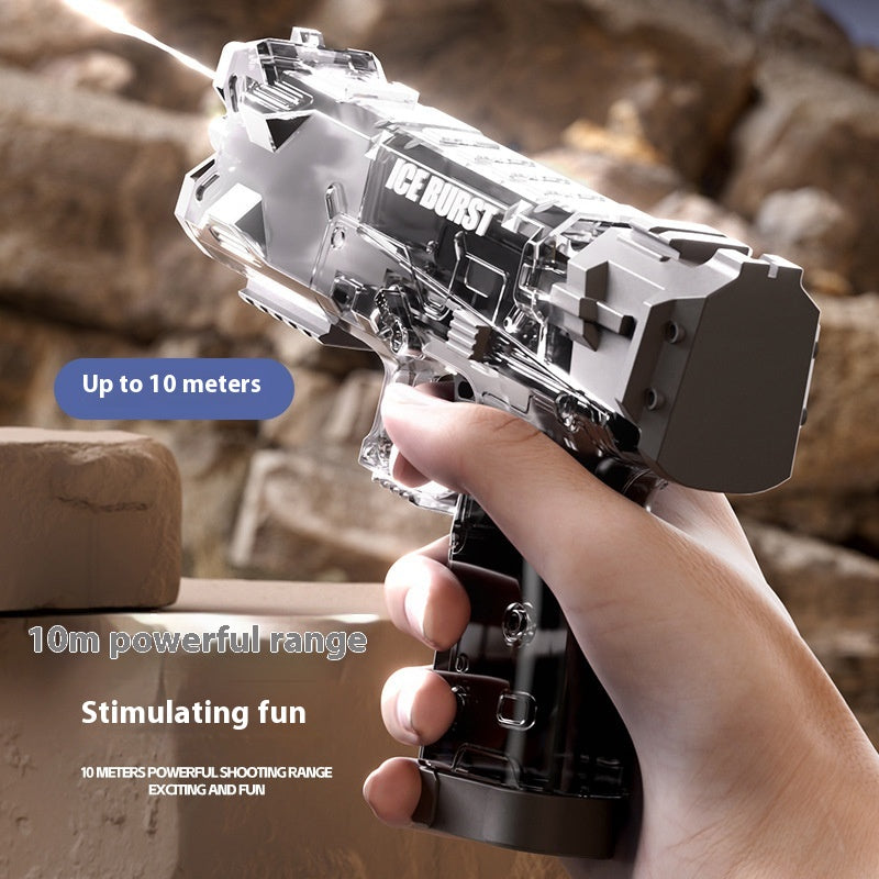Children's Ice Burst Water Gun Toy Manual Continuous Firing - LJ Enterprise