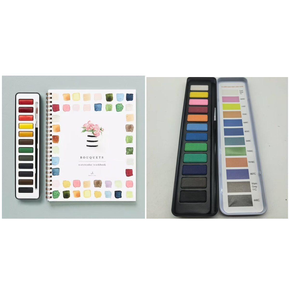 Portable Home Watercolor Exercise Book For Beginners