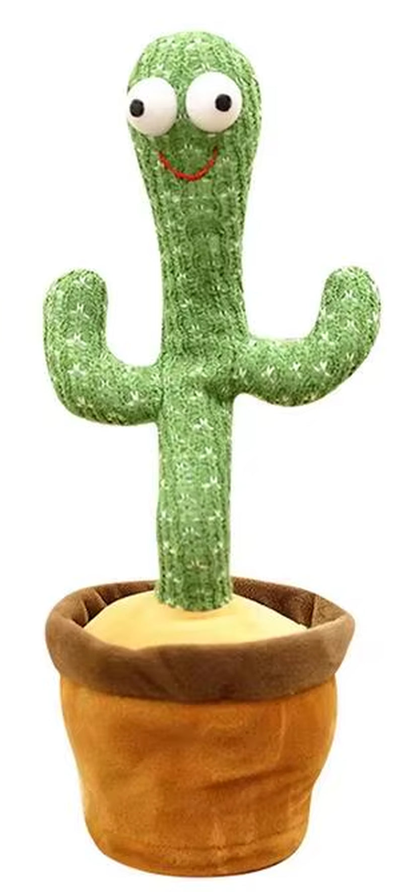 Christmas Gift Stuffed Flowerpot Soft Plush Toys Record Twisting Sing Talking Electric Dancing Cactus Toy with Light Opp Bag