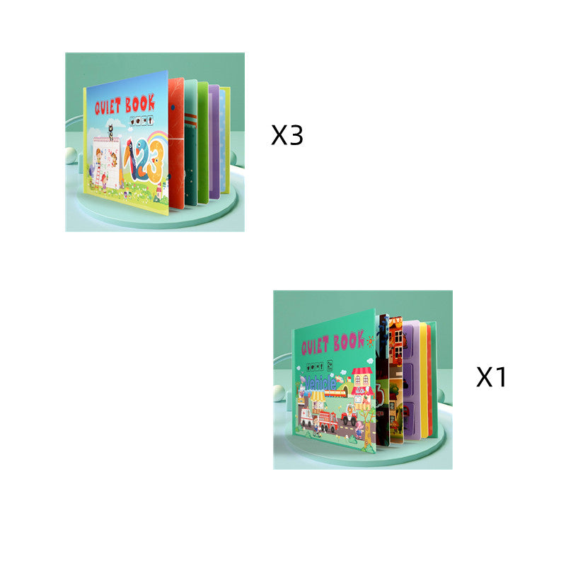 Children's Educational Wooden Books To Read