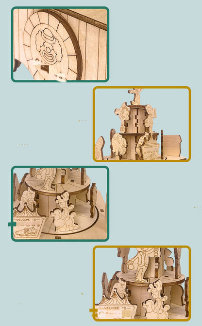 Circus Music Box Fashion Crafts