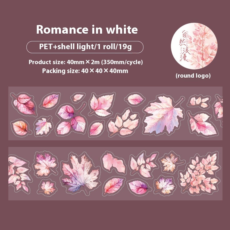 Deciduous Poetry Series Hand Account DIY Decorative Stickers