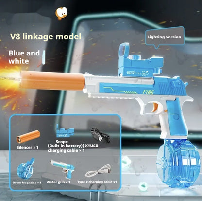 New Fire Light Effect Electric Water Gun - LJ Enterprise