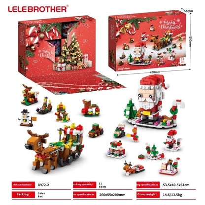 Christmas Blind Box Poking Hole Music Children Assembling