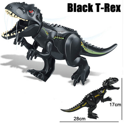 Jurassic Colorful Dinosaur Building Blocks Children's Puzzle Assembling And Inserting Boy Toys