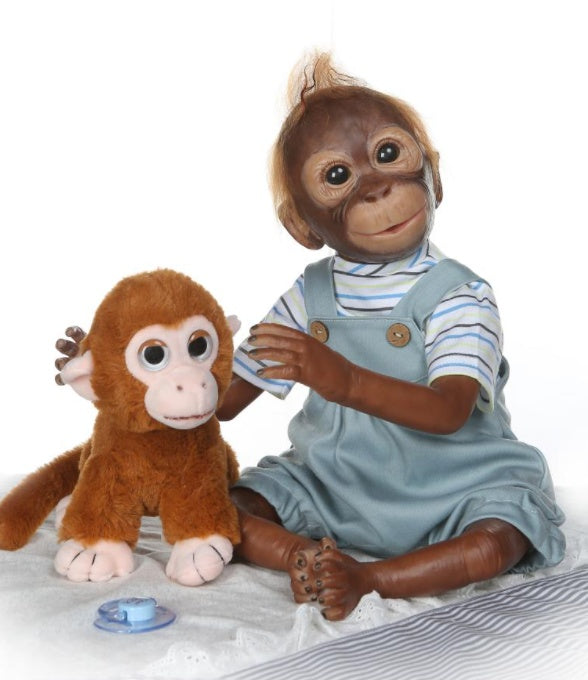 Fashion Toys New Cute Twin Monkey Dolls