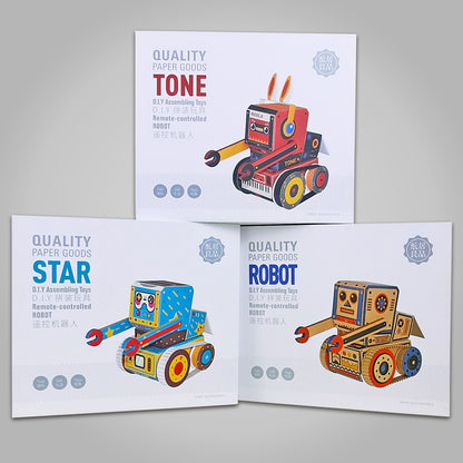 DIY Assembled Toy Remote Control Robot