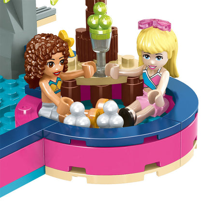 Assembling Blocks Of Girls' Princess Amusement Park