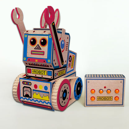 DIY Assembled Toy Remote Control Robot