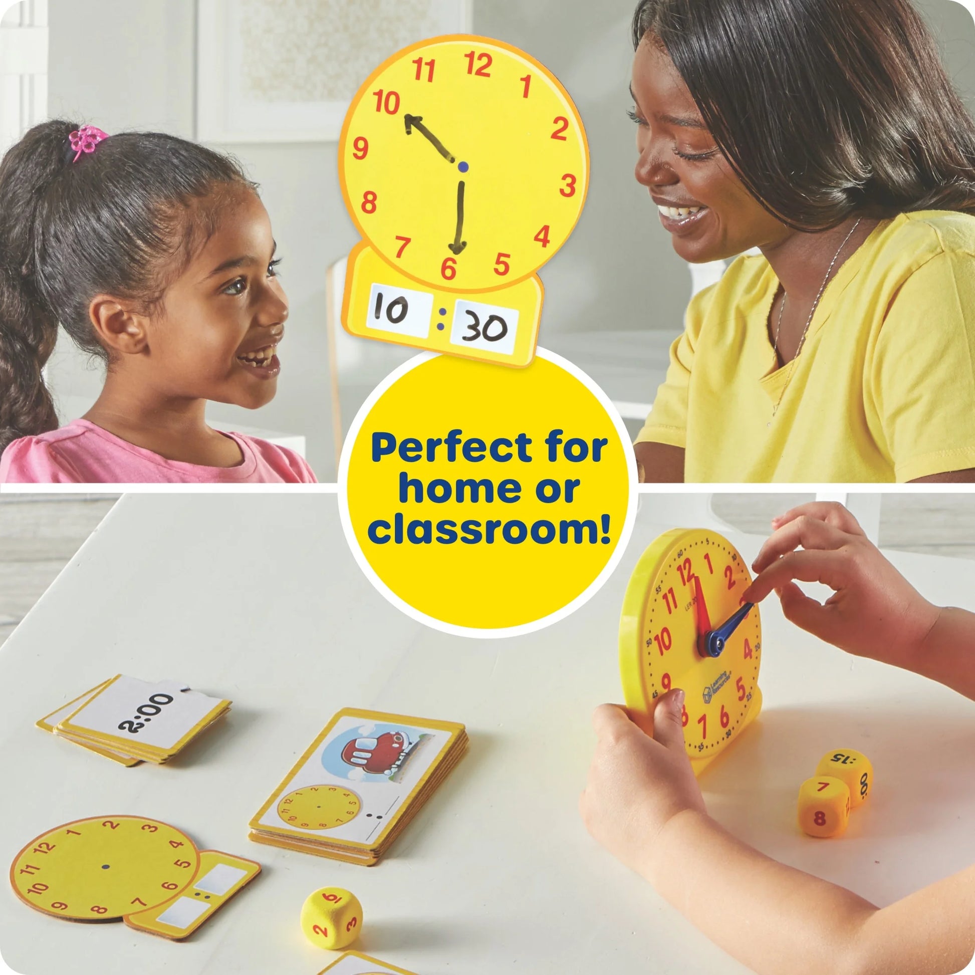 Time Activity Set Time Clock Time Cards about Time, Ages 5+
